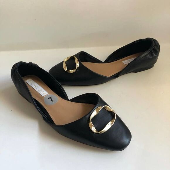 Rachel Zoe Shoes - RACHEL ZOE Elleanor Black Ballet Flats 7 NWOB